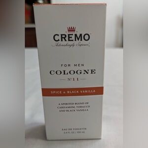 Cremo Spice & Black Vanilla Cologne for Men
